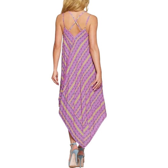 NWT Jessica Simpson Tulip Lace Up Asymmetrical Dress Swim Coverup - Picture 3 of 9